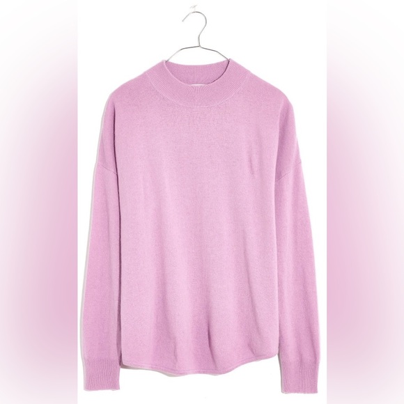 NWT Madewell Lilac Ashbury Mockneck Sweater Size XXS - Picture 1 of 5